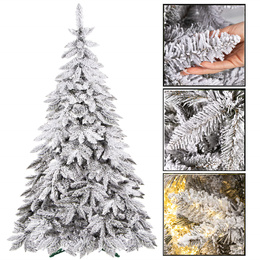 Choinka sztuczna 250 cm świerk kaukaski ośnieżony