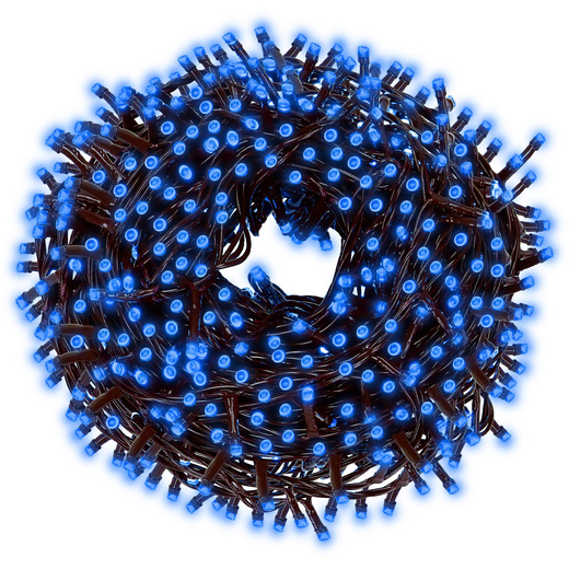 Lampki choinkowe 500 Led niebieski 41,5m oświetlenie świąteczne IP44