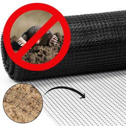 Siatka na krety 2 m x 300 m przeciw kretom, nornicom 30g/m2