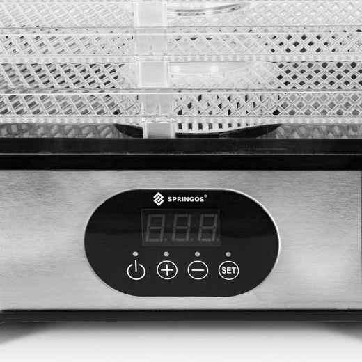 Suszarka do żywności, spożywcza do grzybów, owoców, ziół 6‑poziomowa 400 W regulacja temperatury