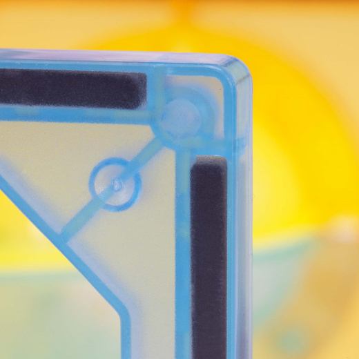 Klocki magnetyczne, konstrukcyjne zestaw 66 szt. tunel kulkowy, kulki LED