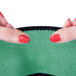 Guma fitness hip band L zielona 2x43 cm