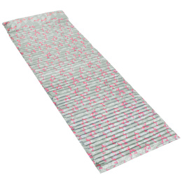 Mata plażowa z poduszką 180x60 cm flamingi, szara