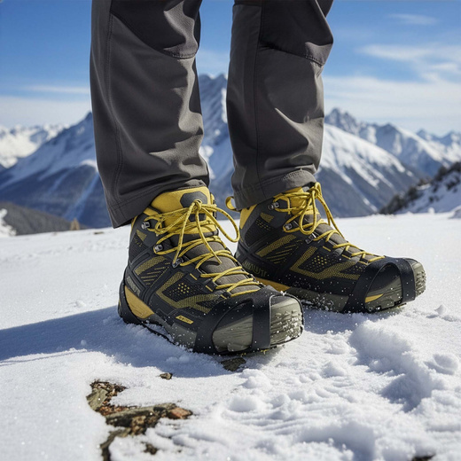 Raczki na buty turystyczne, nakładki kolce rozmiar 36-40 czarne
