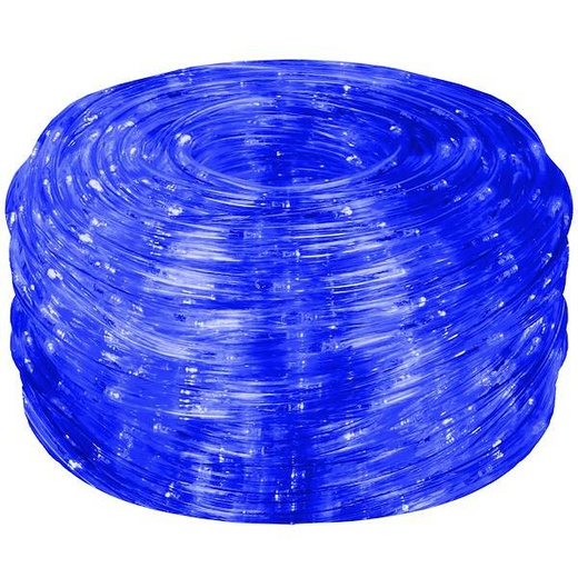 Wąż świetlny 480 Led niebieski 20m z programatorem IP44