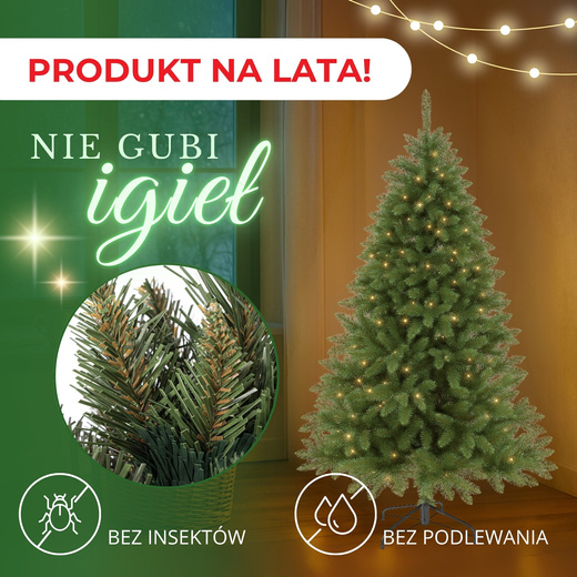 Choinka sztuczna premium 180 cm świerk kaukaski
