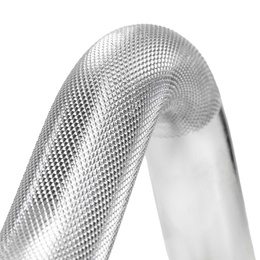 Gryf mocno łamany 120 cm sztanga ze stali chromowanej 2 zaciski 25 mm