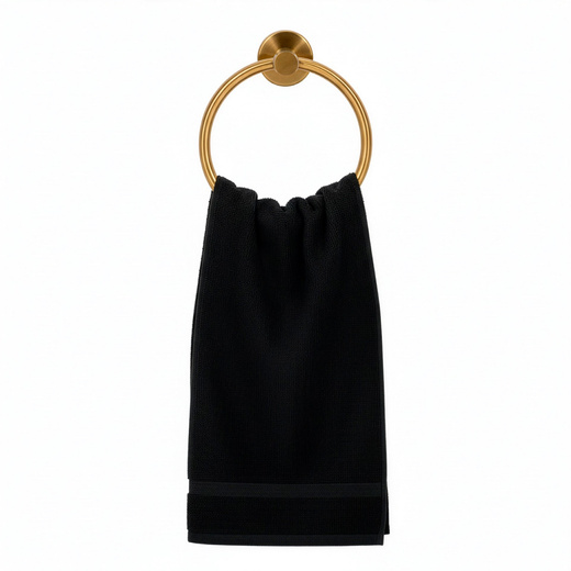 Wieszak na ręczniki, łazienkowy okrągły, uchwyt na ręczniki, złoty