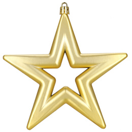Bombki choinkowe gwiazdki 2 szt. ozdoby świąteczne do stroika gwiazdy nietłukące złote