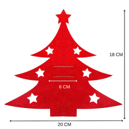 Kieszonka na sztućce 12szt. świąteczne etui, choinka ozdoba świąteczna