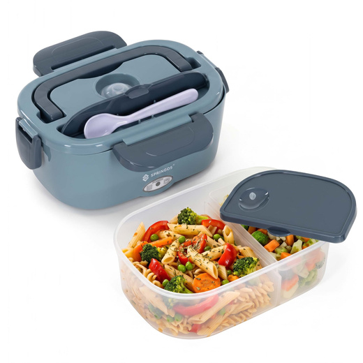 Pojemnik na żywność, podgrzewany Lunchbox elektryczny 1,5 l termos obiadowy