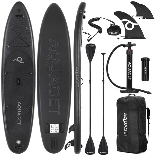 Deska pompowana do pływania SUP 350 cm paddleboard komplet z wiosłem i wyposażeniem