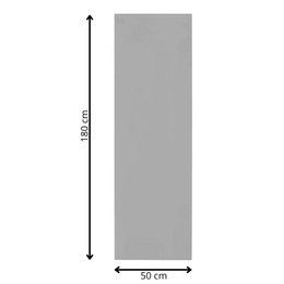Mata  piankowa turystyczna 180x50 cm na biwak karimata z warstwą izolacyjną szara