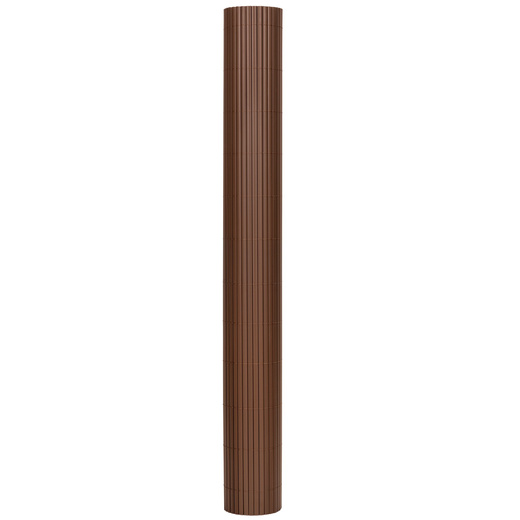 Osłona PVC maskująca na balkon, taras, ogrodzenie 500x160 cm brązowa