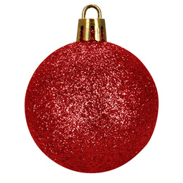 Bombki choinkowe 100 szt. zestaw dekoracji świątecznych nietłukące, czerwone