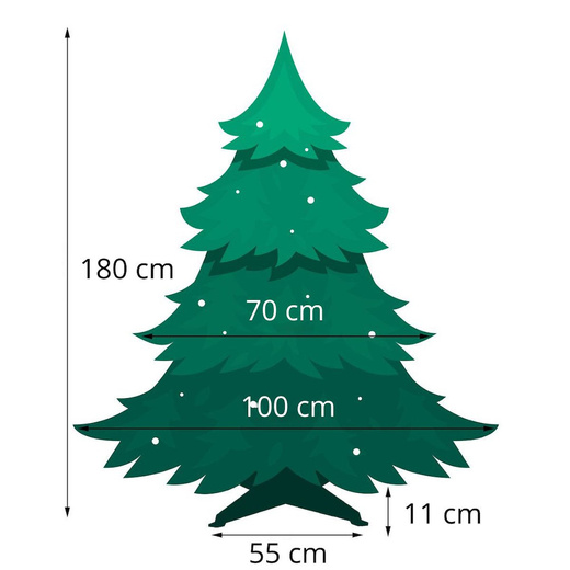 Choinka sztuczna premium 180 cm sosna diamentowa drzewko bożonarodzeniowe