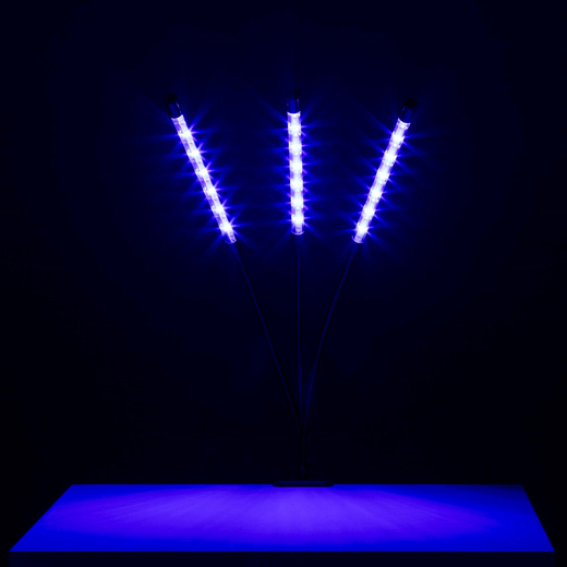 Lampa do doświetlania roślin LED do wzrostu uprawy 3 panele z timerem i klipsem, usb