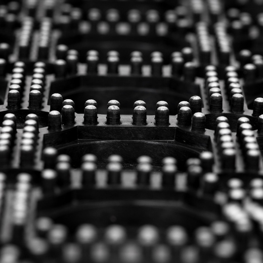 Wycieraczka wejściowa, mata pod drzwi 75x45 ażurowa, czarno-grafitowa