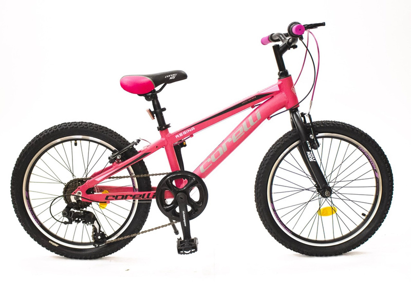 Rower dziecięcy dla dziewczynki TOPVELO Corelli REGINA MTB 20" rama 10" V-Brake
