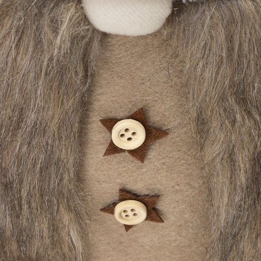 Skrzat 50 cm figurka dekoracyjna do świątecznego wystroju wnętrz, gnom, krasnal stojący