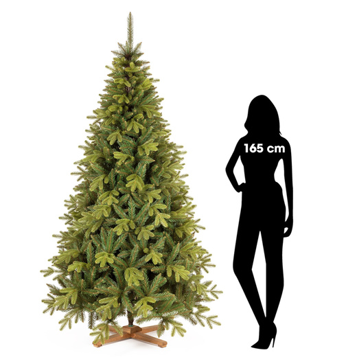 Choinka sztuczna 220 cm Premium Royal Trees świerk syberyjski z drewnianym stojakiem