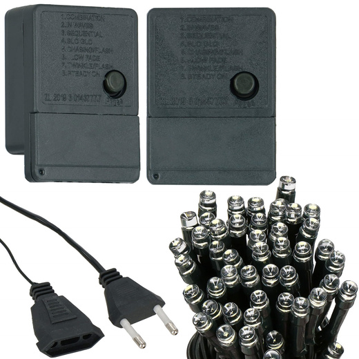 Lampki choinkowe 500 Led biały ciepły 34,5 m oświetlenie świąteczne