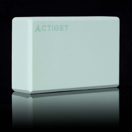 Kostka do jogi piankowa EVA 23x15x7,5 cm klocek blok do ćwiczeń pilates stretching miętowy