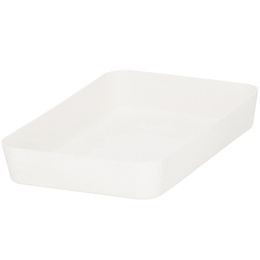 Pojemnik do szuflady 26x18cm wielofunkcyjny wkład, organizer kremowy