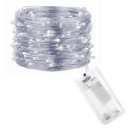 Lampki choinkowe 20 LED druciki mikro na baterie