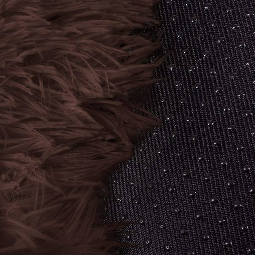 Legowisko dla kota 90cm, pluszowe posłanie brązowy