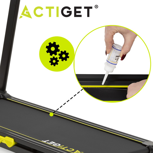 Bieżnia elektryczna, domowa 16 km/h z nachyleniem składana z aplikacją i czujnikami PRO