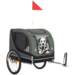 Przyczepka rowerowa dla psa, 40 kg wózek rowerowy do przewozu zwierząt, transporter 