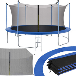 Osłona na sprężyny z siatką do trampoliny wewnętrzną 10FT 300/305/312 cm niebieska