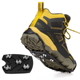 Raczki na buty turystyczne, nakładki kolce rozmiar 41-45 czarne