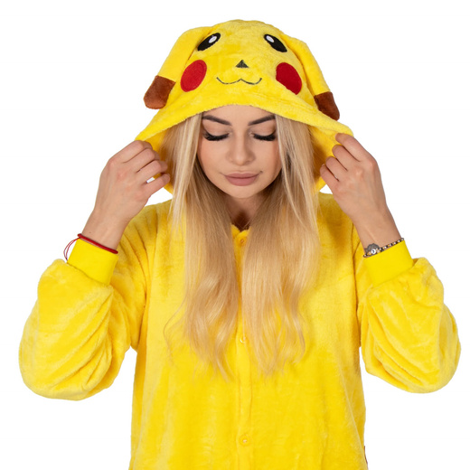 Piżama kigurumi Pikachu kombinezon jednoczęściowy damski rozmiar L