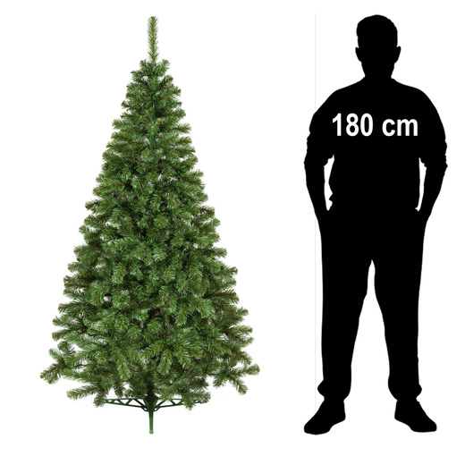 Choinka sztuczna premium 220 cm jodła zielona