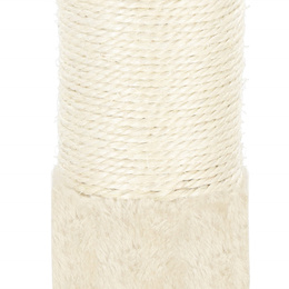 Drapak dla kota sufittowy sizal słupek 240 - 265 cm kremowy