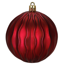 Bombki choinkowe 36 szt. zestaw dekoracji świątecznych, nietłukące, czerwone