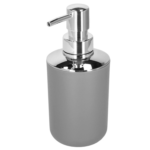 Zestaw łazienkowy 6w1 akcesoria do wc łazienki loft szczotka kubki kosz dozownik szary