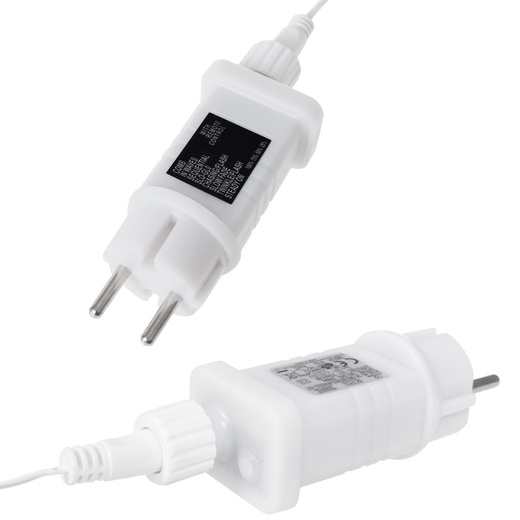 Kurtyna świetlna z pilotem 500 led girlanda, lampki wewnętrzno-zewnętrzne sople zimny biały