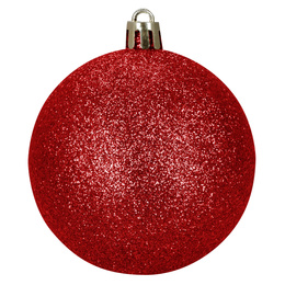Bombki choinkowe 100 szt. zestaw dekoracji świątecznych nietłukące, czerwone
