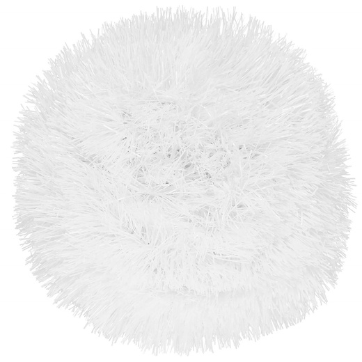 Łańcuch na choinkę 6m biały, girlanda choinkowa, średnica 7cm