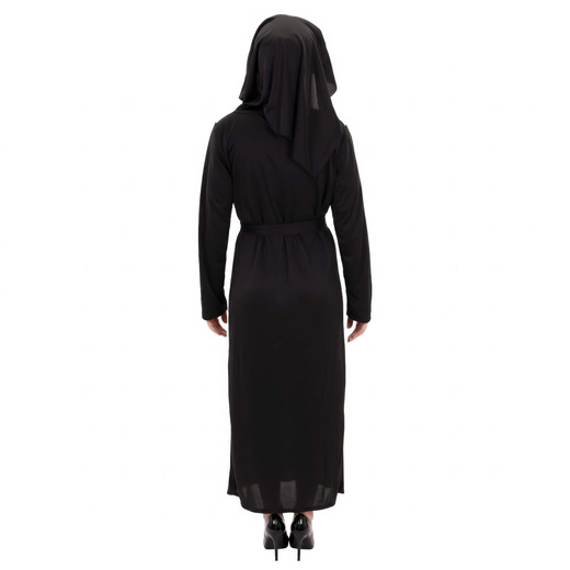 Przebranie na Halloween zakonnicy, krzyż, strój M kostium habit