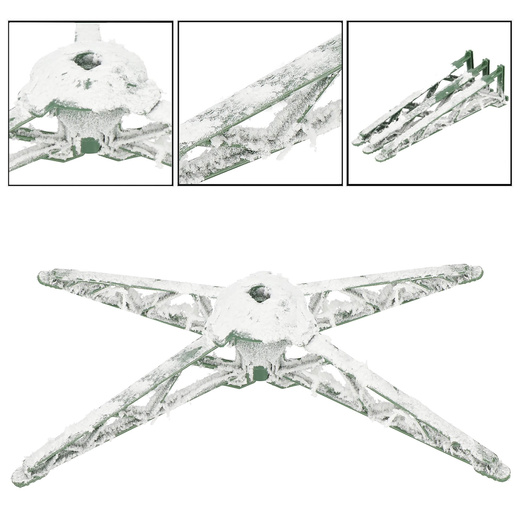 Choinka sztuczna 250 cm świerk kaukaski ośnieżony