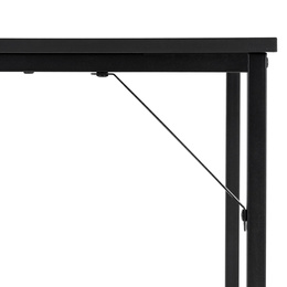 Biurko komputerowe nowoczesne 100x50x76 cm stolik loft industralny czarny