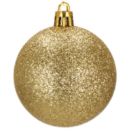 Bombki choinkowe zestaw 100 szt. ozdoby świąteczne dekoracje z gwiazdą złote