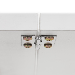 Biurko komputerowe, składane 80 cm stolik do pracy przy komputerze, drewniany, białe