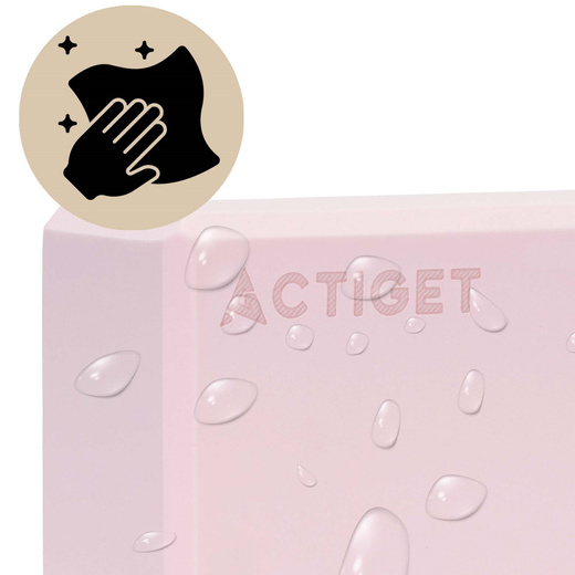 Kostka do jogi piankowa EVA 23x15x7,5 cm klocek blok do ćwiczeń pilates stretching różowa