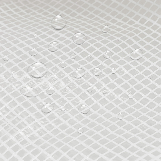 Plandeka 4x4m 100g/m2 gruba płachta ochronna biała, transparentna