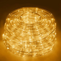 Wąż świetlny 240 Led biały ciepły 10m z programatorem IP44